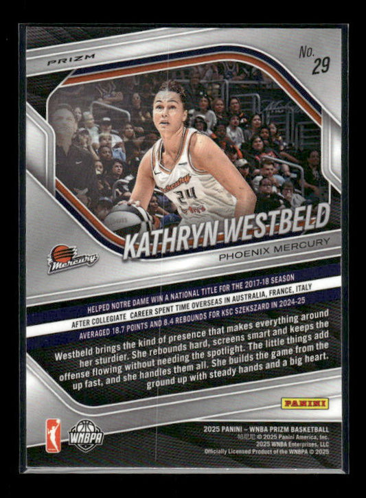 Kathryn Westbeld - 2025 Prizm WNBA - WNBA Logo Prizm - Rookie