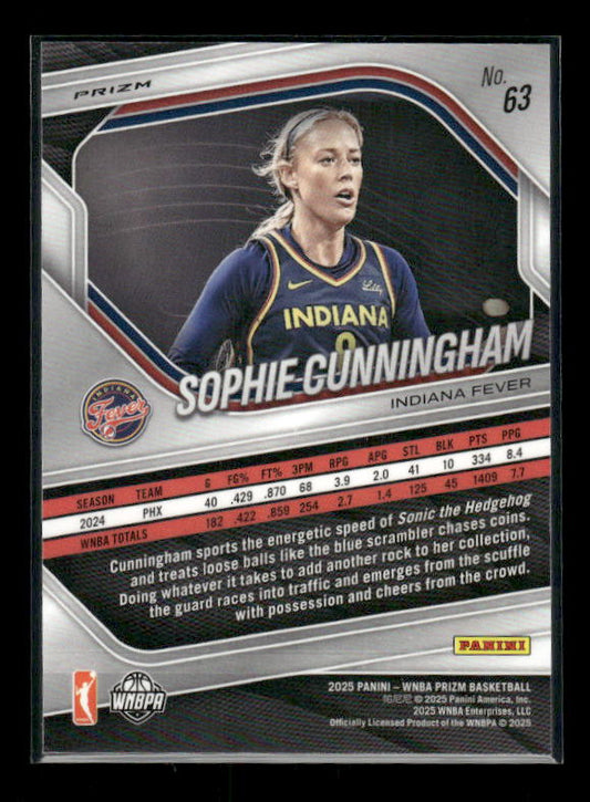 Sophie Cunningham - 2025 Prizm WNBA - White Seismic