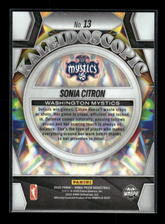 Sonia Citron - 2025 Prizm WNBA - Kaleidoscopic - Rookie