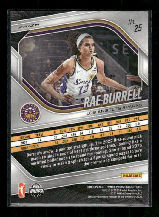 Rae Burrell - 2025 Prizm WNBA - Cracked Ice
