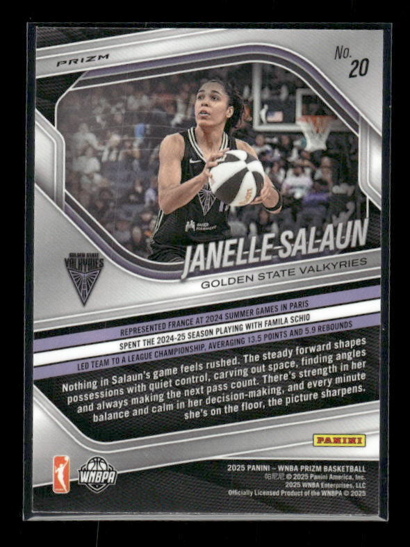 Janelle Salaun - 2025 Prizm WNBA - Silver Prizm - Rookie