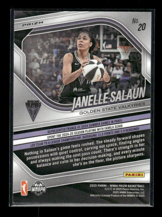 Janelle Salaun - 2025 Prizm WNBA - Silver Prizm - Rookie