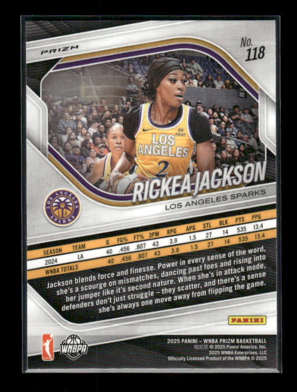 Rickea Jackson - 2025 Prizm WNBA - Green Prizm