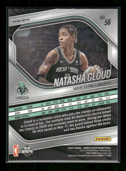 Natasha Cloud - 2025 Prizm WNBA - WNBA Logo Prizm