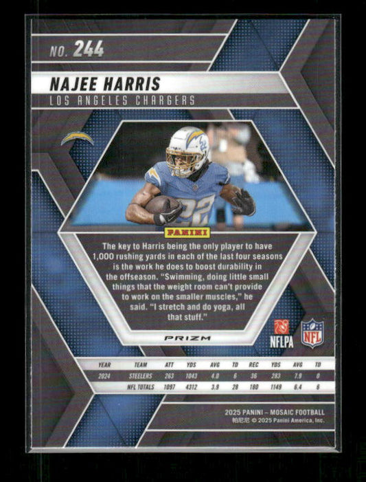 Najee Harris - 2025 Mosaic Football - Green Mosaic