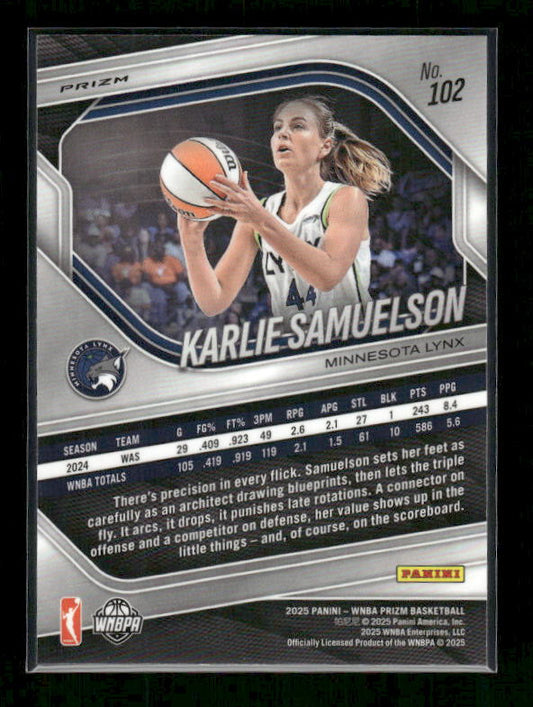 Karlie Samuelson - 2025 Prizm WNBA - WNBA Logo Prizm