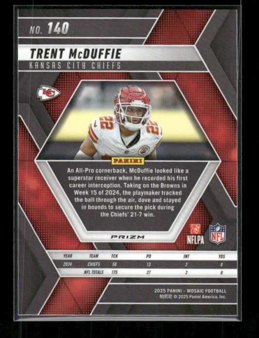 Trent McDuffie - 2025 Mosaic Football - Green Mosaic