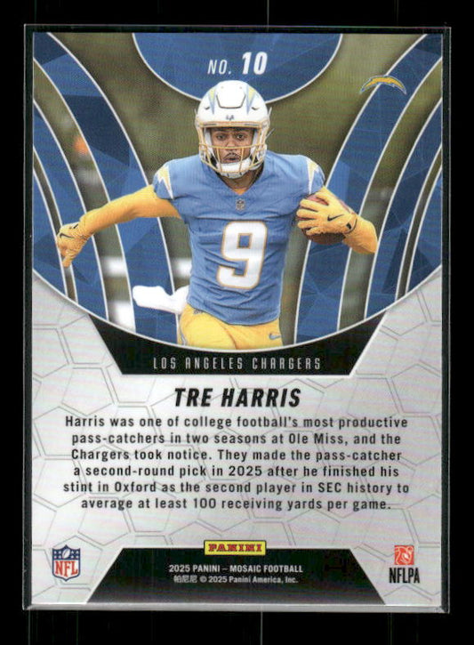 Tre Harris - 2025 Mosaic Football - Elevate - Rookie