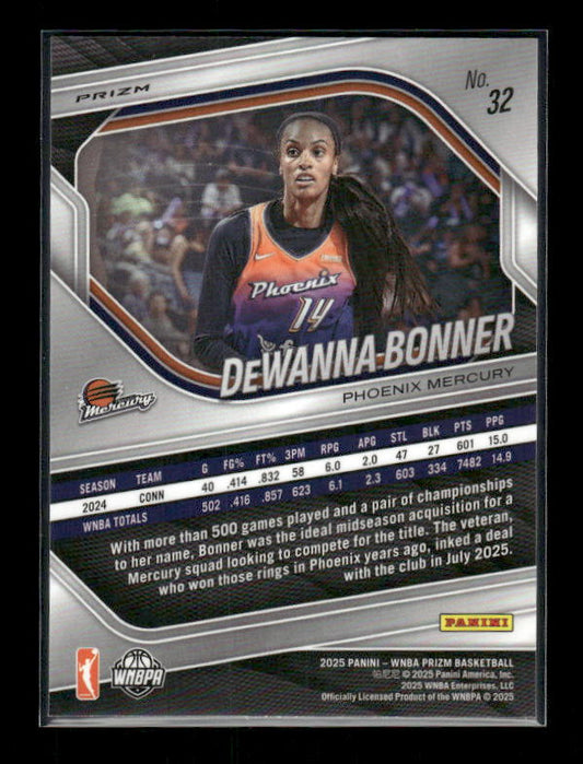 DeWanna Bonner - 2025 Prizm WNBA - WNBA Logo Prizm