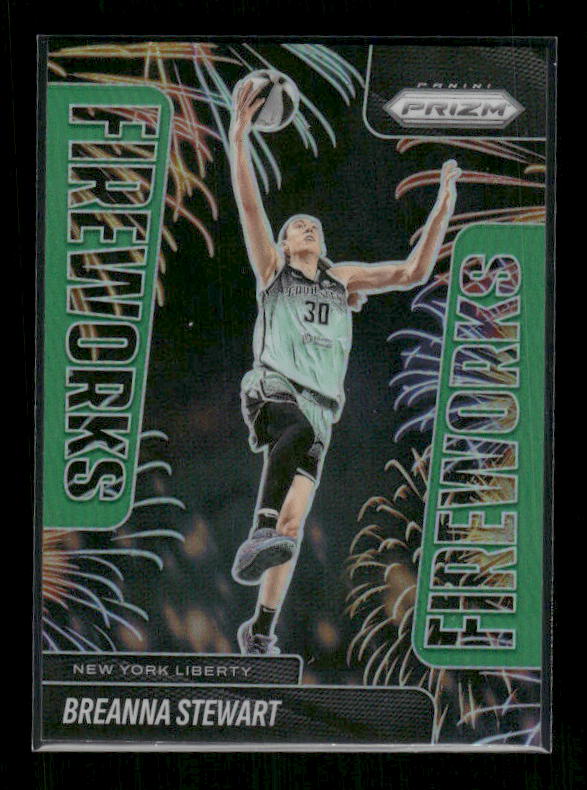 Breanna Stewart - 2025 Prizm WNBA - Green Fireworks