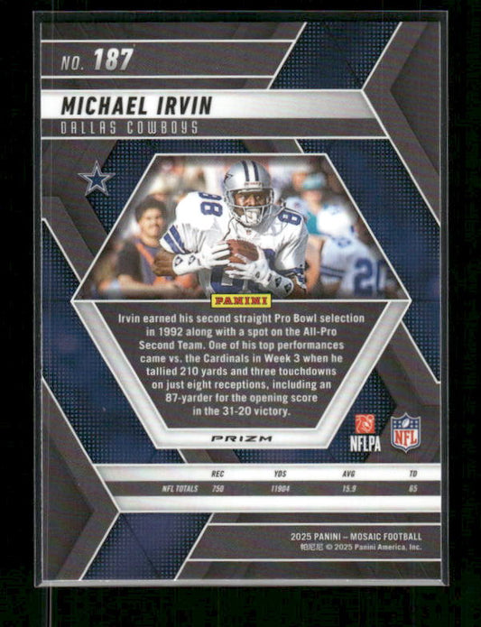 Michael Irvin - 2025 Mosaic Football - Mosaic Prizm