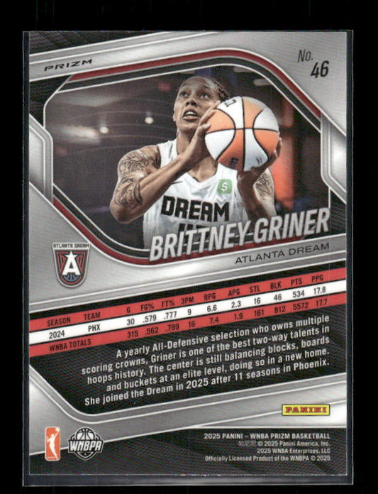 Brittney Griner - 2025 Prizm WNBA - WNBA Logo Prizm