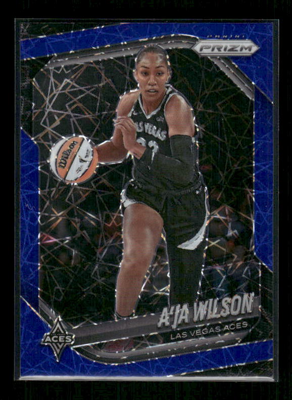 A'Ja Wilson - 2025 Prizm WNBA - Blue Velocity