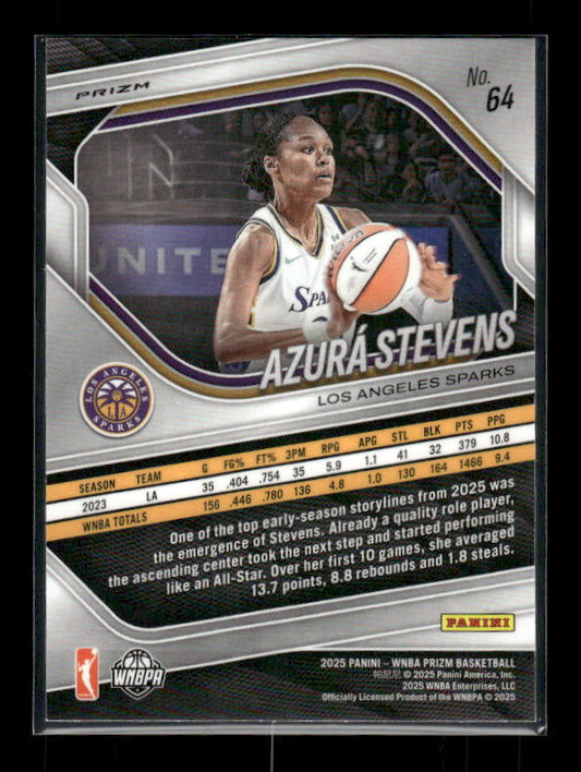 Azura Stevens - 2025 Prizm WNBA - Ice Prizm