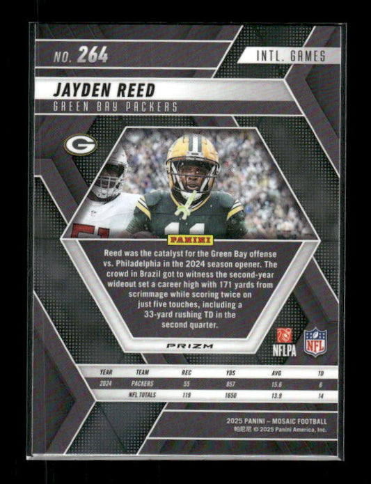 Jayden Reed - 2025 Mosaic Football - Green Mosaic Brazil Games