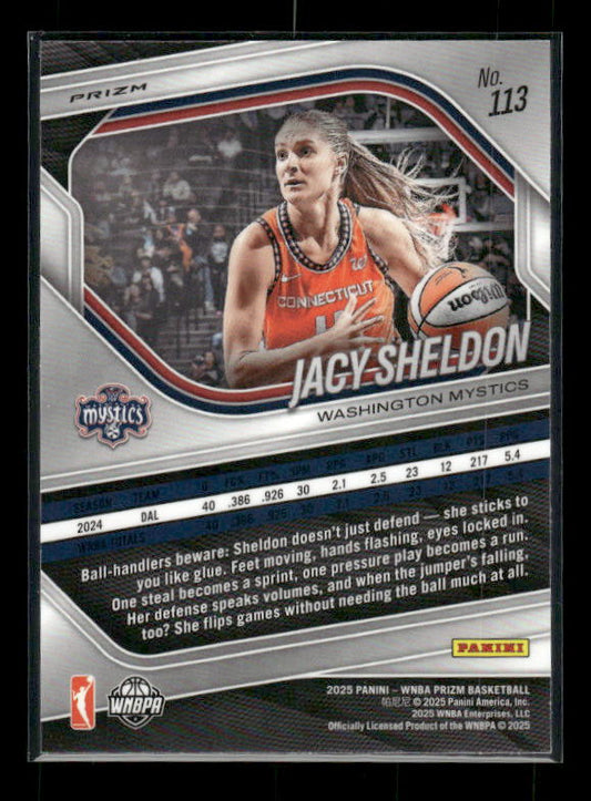 Jacy Sheldon - 2025 Prizm WNBA - Ice Prizm