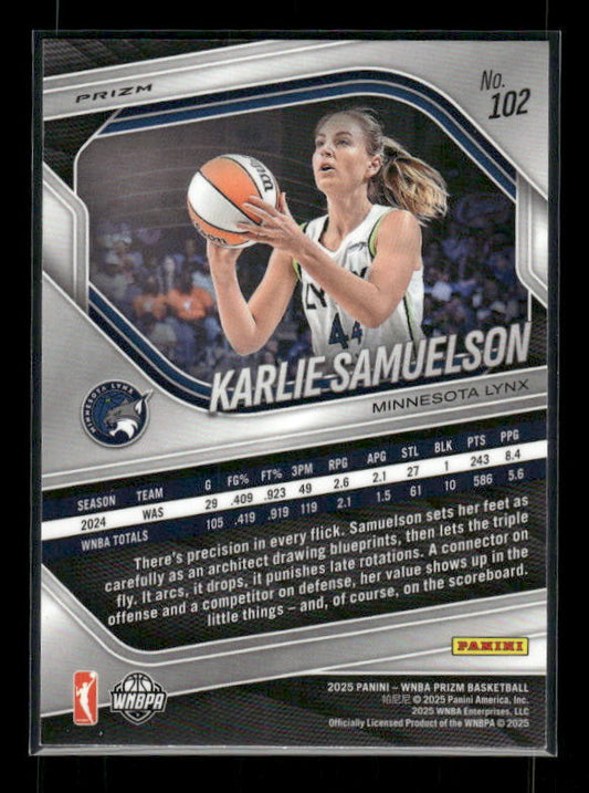 Karlie Samuelson - 2025 Prizm WNBA - Ice Prizm