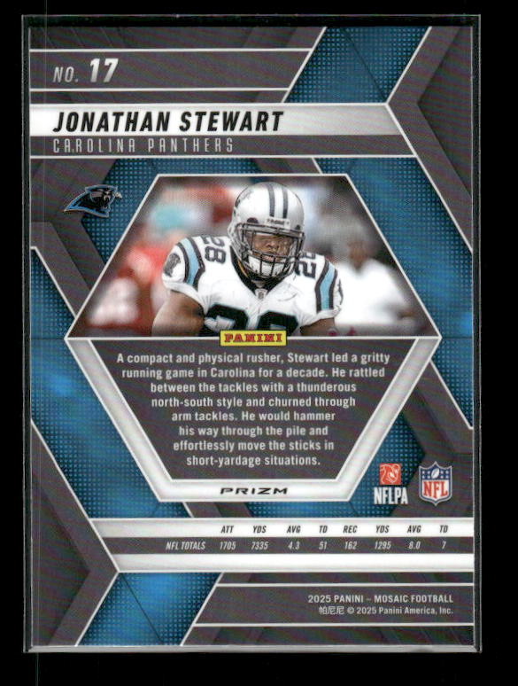 Jonathan Stewart - 2025 Mosaic Football - Green Mosaic