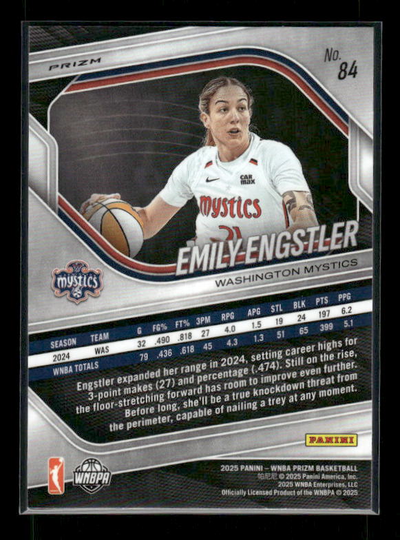 Emily Engstler - 2025 Prizm WNBA - Ice Prizm