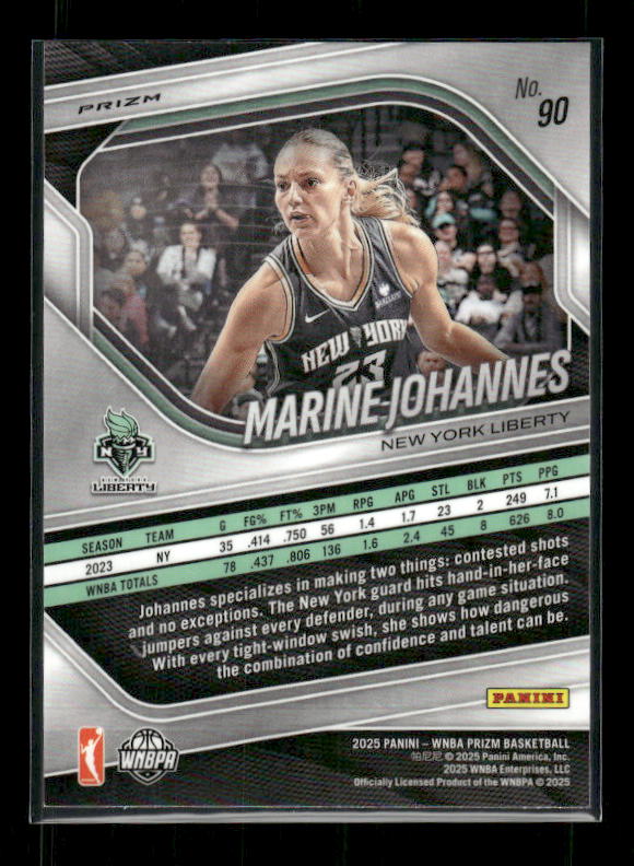 Marine Jojannes - 2025 Prizm WNBA - Ice Prizm