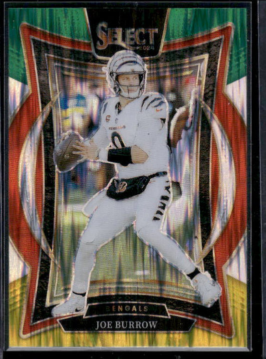 Joe Burrow - 2024 Select Football - Green / Yellow Shock - Concourse