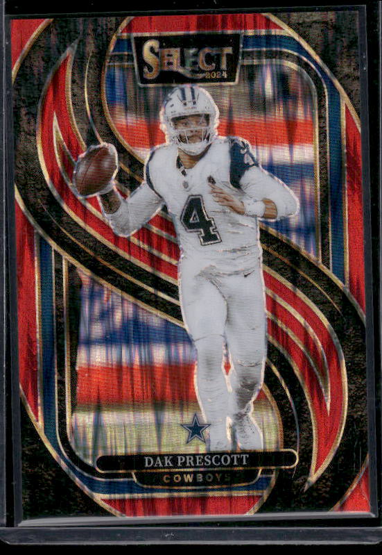Dak Prescott - 2024 Select Football - Red Shock /249 - Premier Level