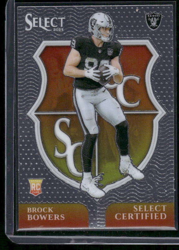 Brock Bowers - 2024 Select Football - Select Certified - Rookie