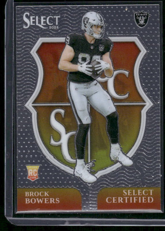 Brock Bowers - 2024 Select Football - Select Certified - Rookie