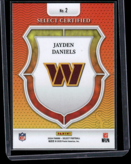 Jayden Daniels - 2024 Select Football - Select Certified - Rookie