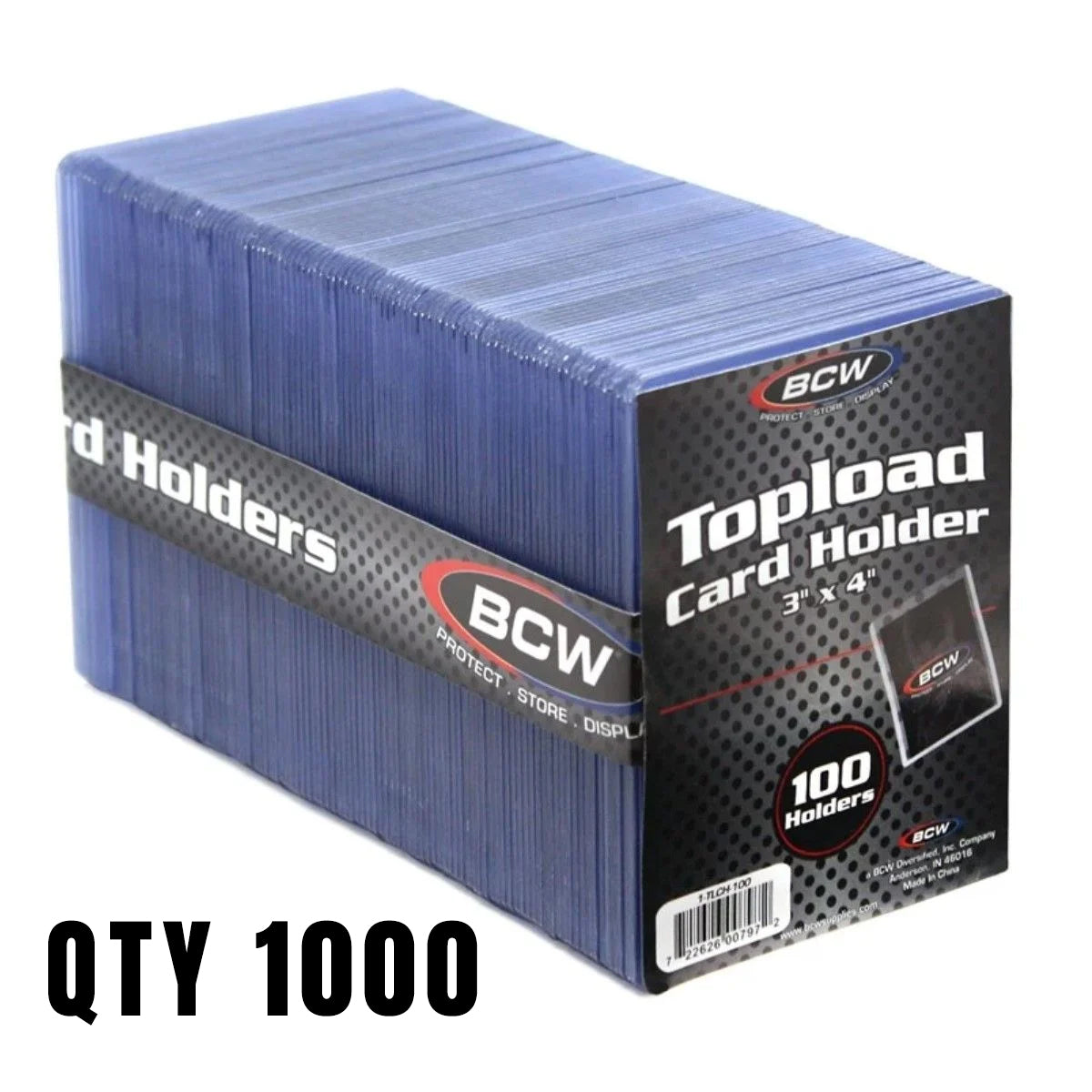 BCW Topload Card Holder - Standard (1000 CT) - Free Shipping