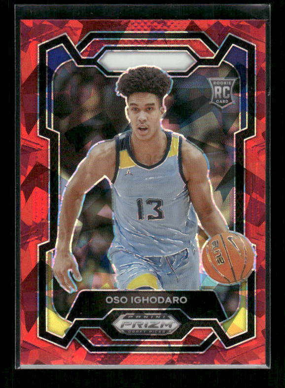 Oso Ighodaro - 2024 Panini Prizm Draft Picks - Prizms Red Ice - Rookie
