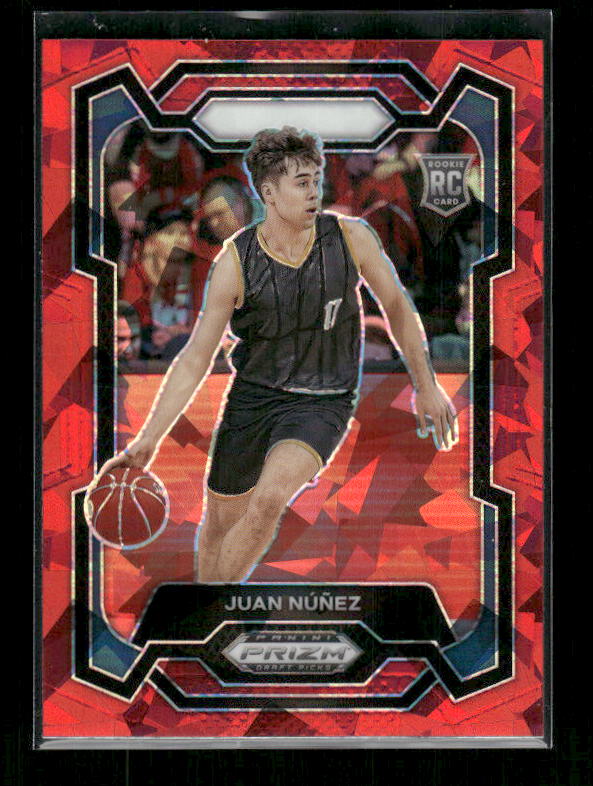 Juan Nuñez - 2024 Panini Prizm Draft Picks - Prizms Red Ice - Rookie