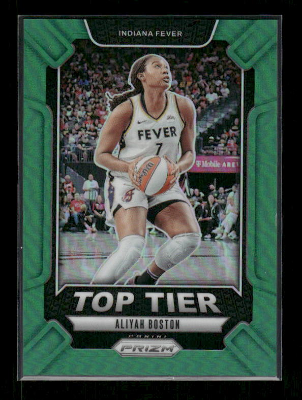 Aliyah Boston - 2024 Panini Prizm WNBA - Top Tier Prizms Green - Rookie