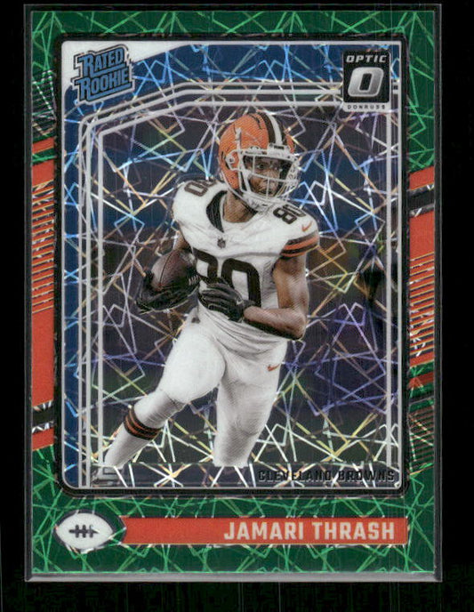 Jamari Thrash - 2024 Donruss Optic - Green Velocity - Rated Rookie