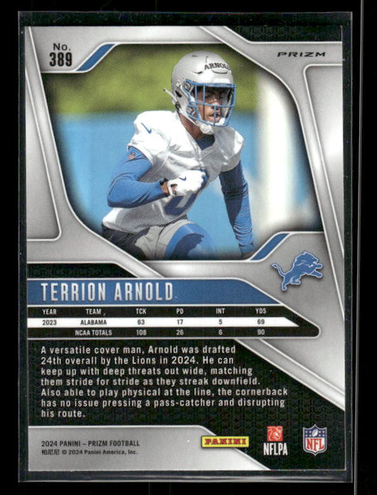 Terrion Arnold - 2024 Panini Prizm - Red White and Blue - Rookie