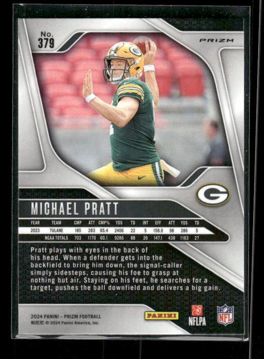 Michael Pratt - 2024 Panini Prizm - Red White and Blue - Rookie