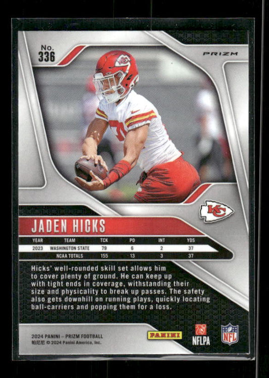 Jaden Hicks - 2024 Panini Prizm - Red White and Blue - Rookie