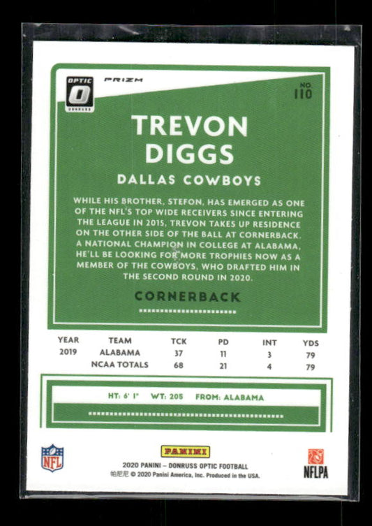 Trevon Diggs - 2020 Donruss Optic - Blue Scope - Rookie