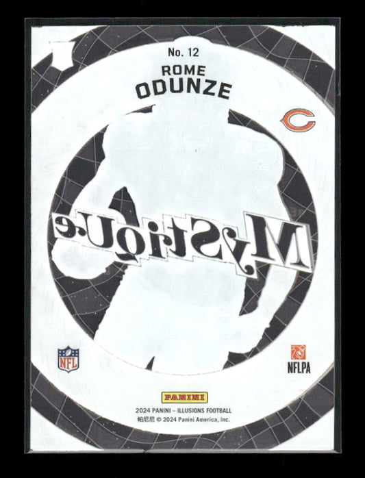 2024 Panini Illusions #12 Rome Odunze Mystique
