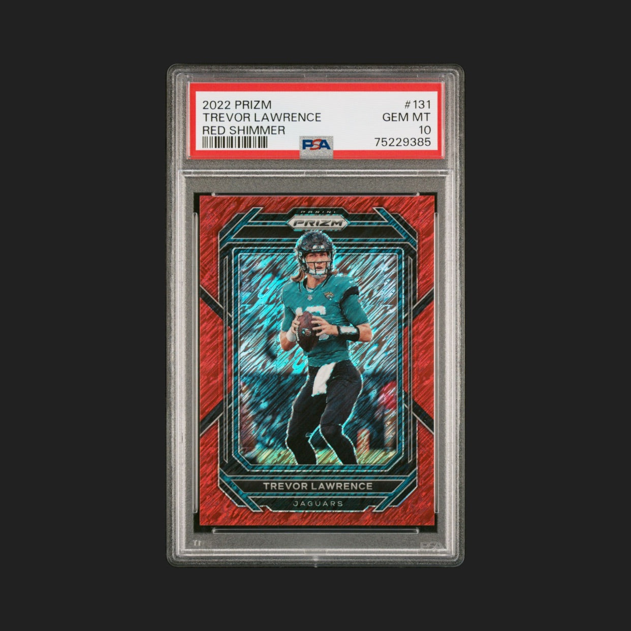 Trevor Lawrence - 2022 Panini Prizm - Red Shimmer /35 - PSA 10