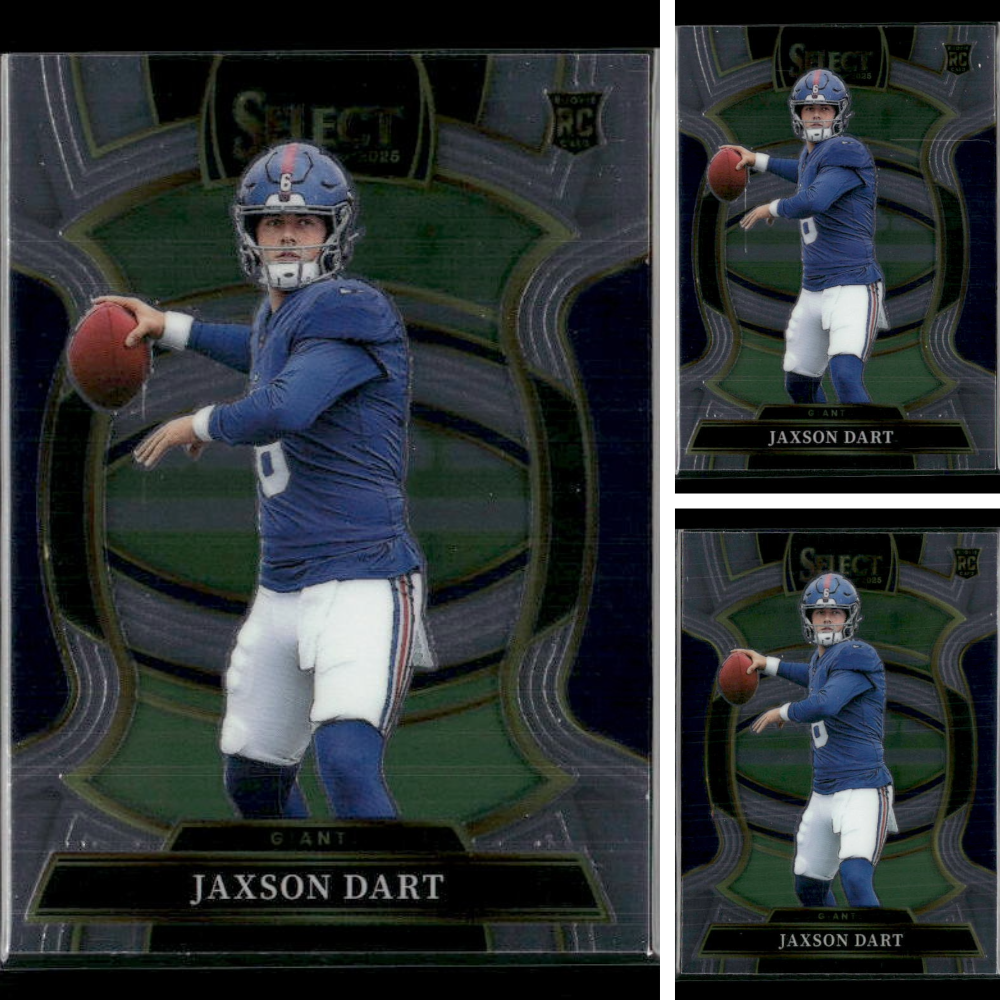 Jaxon Dart - 2025 Select Football - 3 Card Lot - Rookie