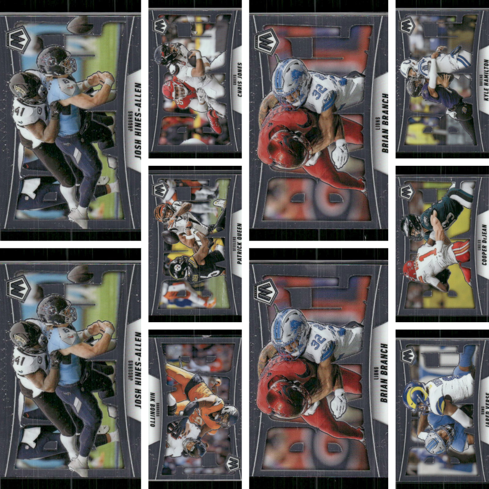 BANG! - 2025 Mosaic Football - 10 Card Lot