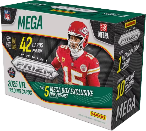 2025 Panini Prizm Football Mega Box (Pink Prizm)