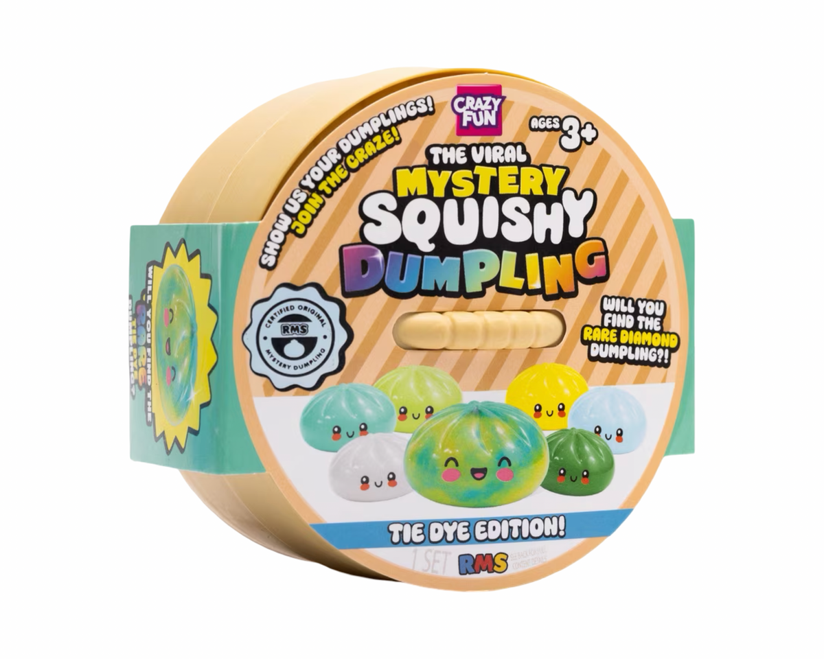 Viral Mystery Squishy Dumpling Tie Dye Edition