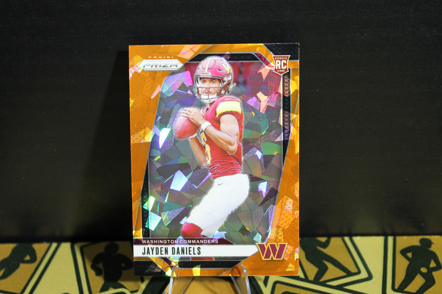 Jayden Daniels - 2024 Panini Prizm - Orange Ice - Rookie