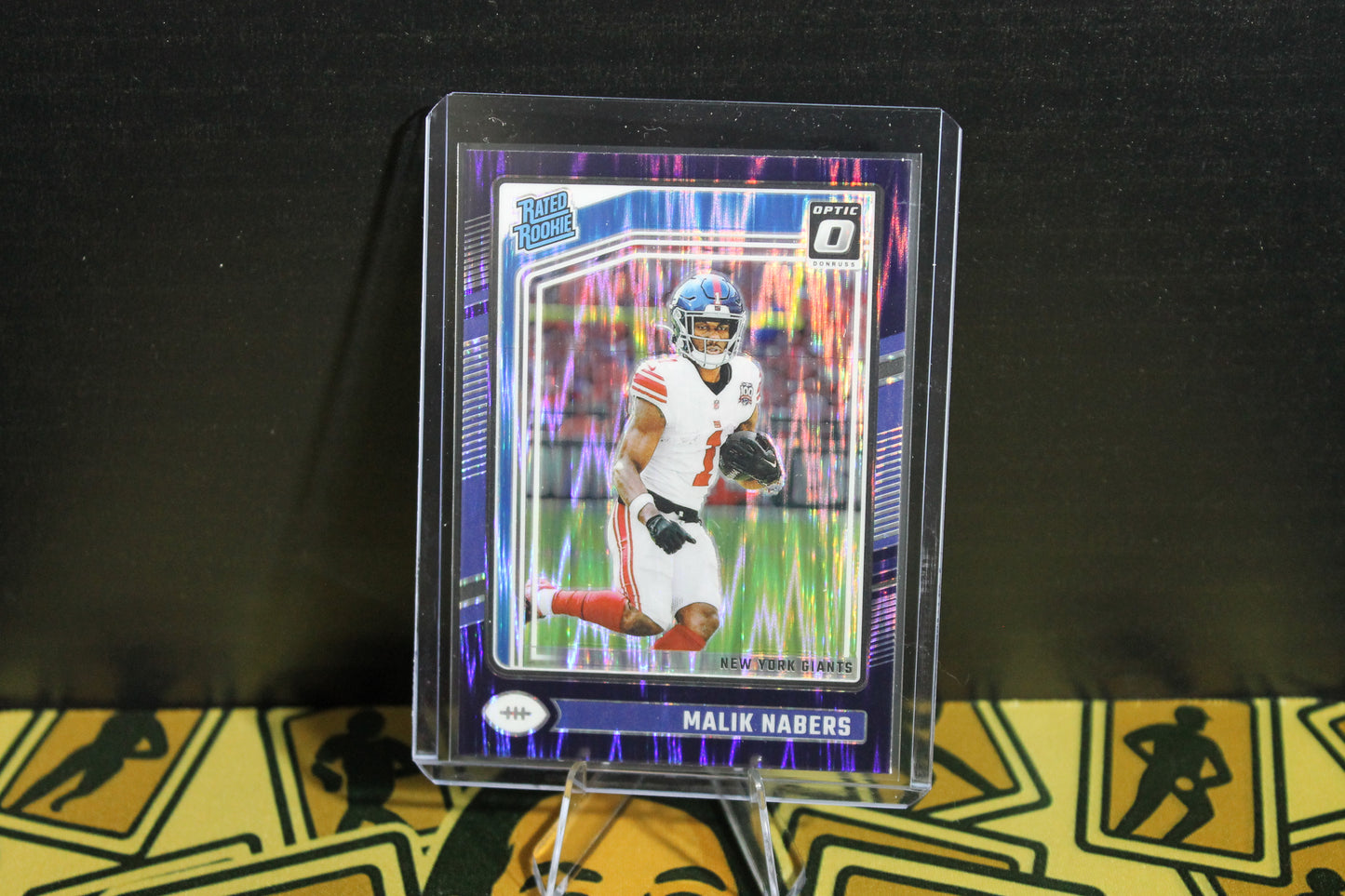 Malik Nabers - 2024 Donruss Optic - Purple Shock - Rated Rookie