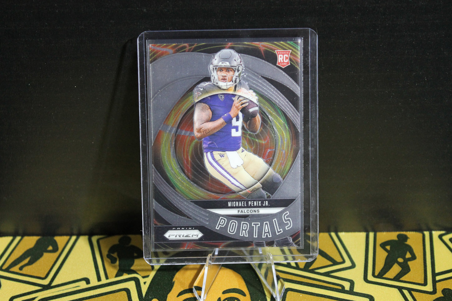 Michael Penix Jr - 2024 Panini Prizm - Portals - Rookie