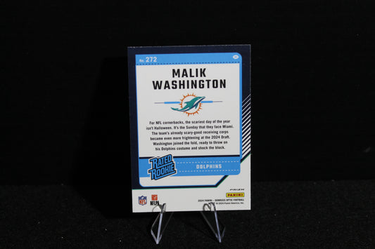 Malik Washington - 2024 Donruss Optic - Stars - Rated Rookie - SSP