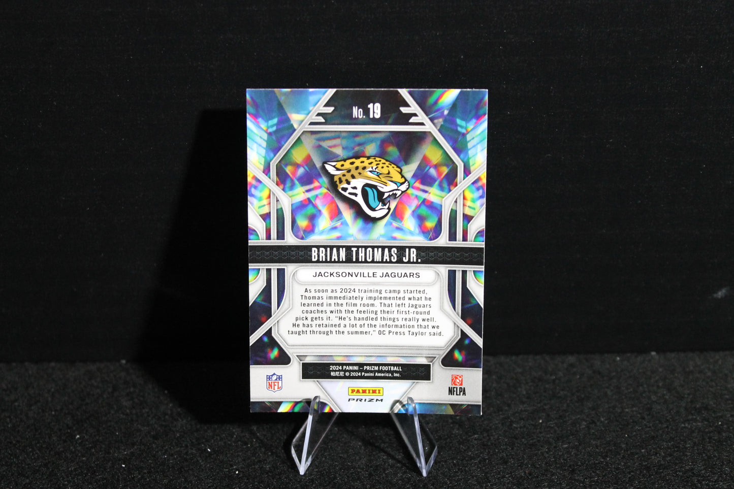 Brian Thomas Jr. - 2024 Panini Prizm - Green Prizmatic - Rookie