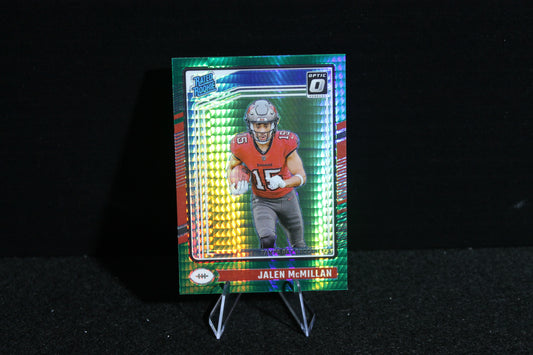 Jalen McMillan - 2024 Donruss Optic - Green Hyper - Rated Rookie